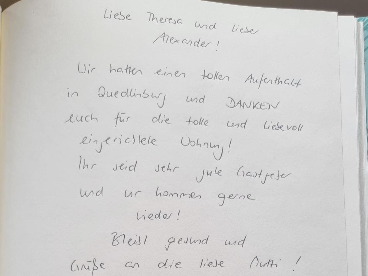 Fewo Otto- Sanierte Ferienwohnung Im Einzeldenkmal Quedlinburg Exterior foto