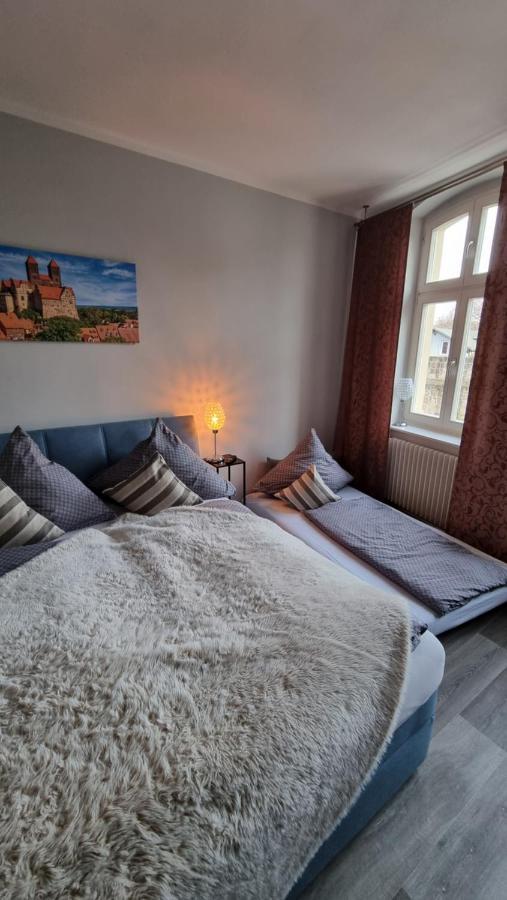 Fewo Otto- Sanierte Ferienwohnung Im Einzeldenkmal Quedlinburg Exterior foto